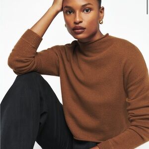 Reformation rush cashmere cropped sweater
